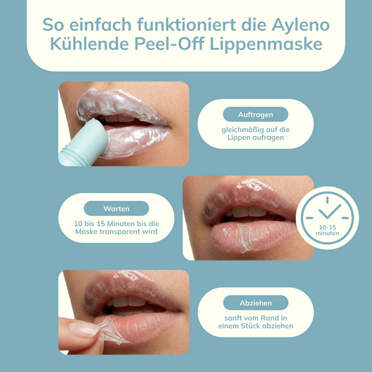 Ayleno Kühlende Peel-Off Lippenmaske