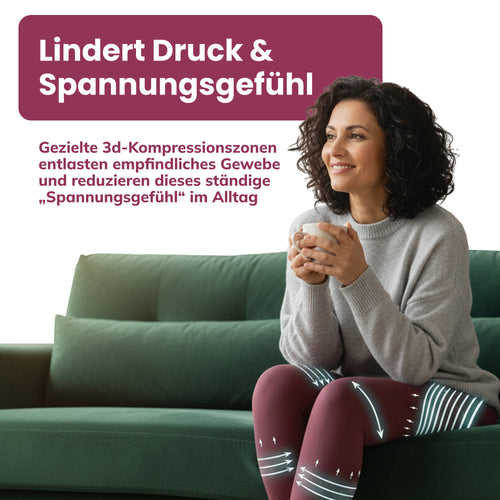 Ayleno 3D Kompressionsleggings mit abgestufter Kompression gegen Lipödeme