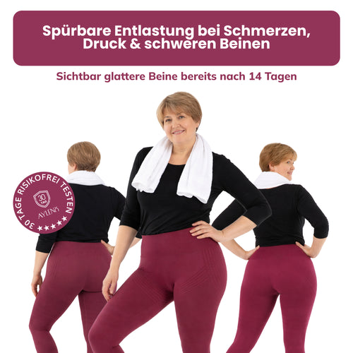 Ayleno 3D Kompressionsleggings mit abgestufter Kompression gegen Lipödeme